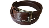 Dark Brown Leather Belt